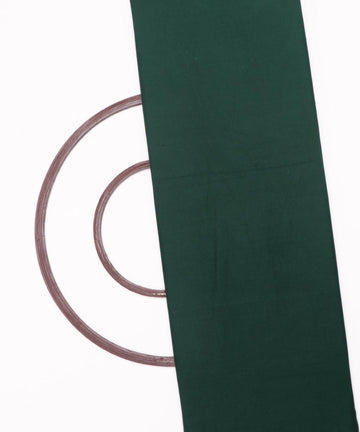 Bottle Green Colour Plain Rayon Fabric